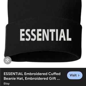 Fear of God Essentials winter โ๏ธ ๐งข Beanie Hat